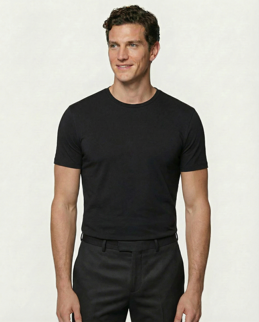 Plain shirt Black