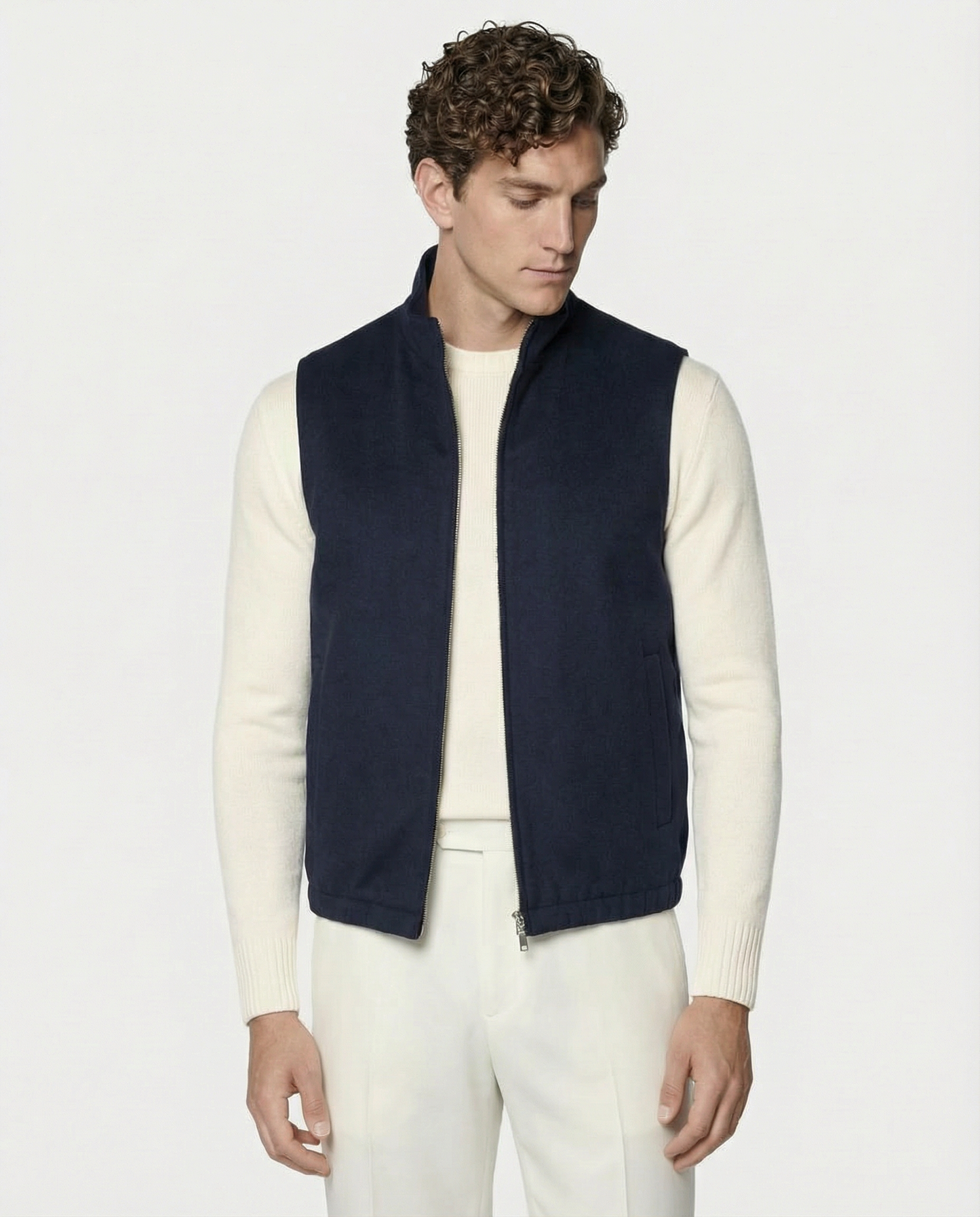 Plaza Navy Vest