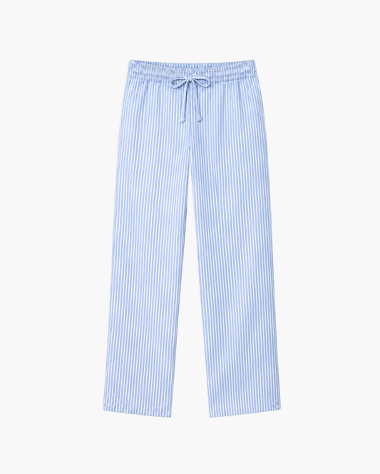 Linen pants blue