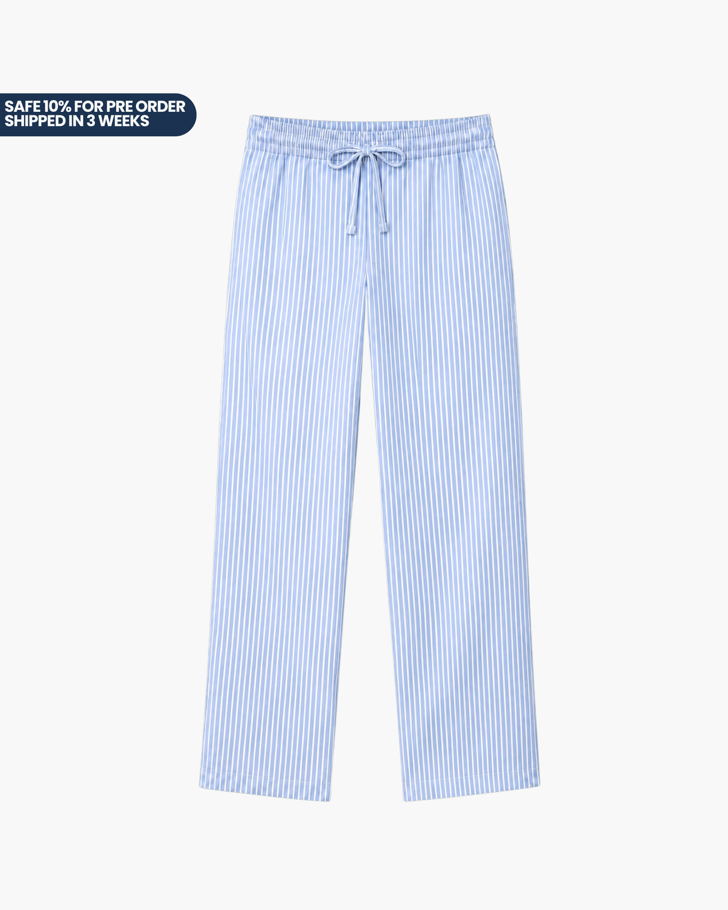 striped pants blue