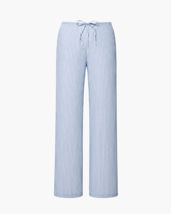 Linen pants blue