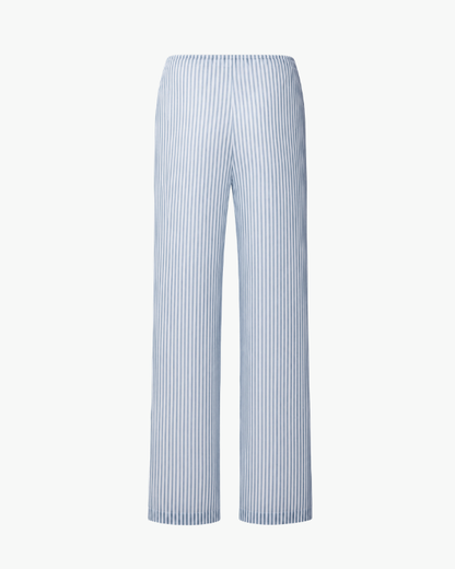 Linen pants blue