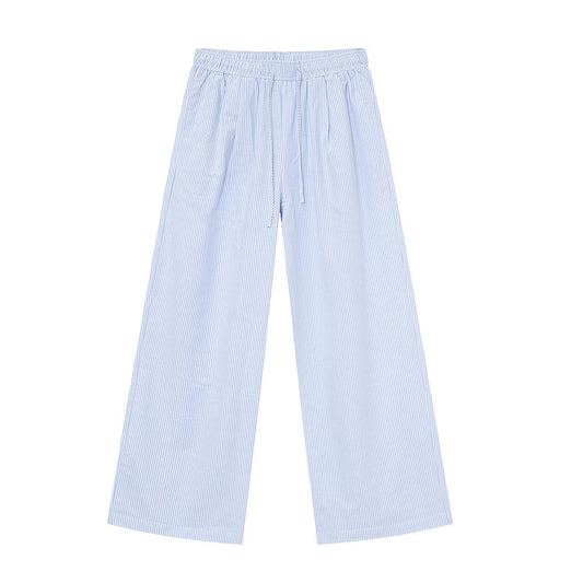 Linen pants blue