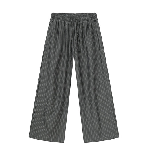 Linen pants dark grey